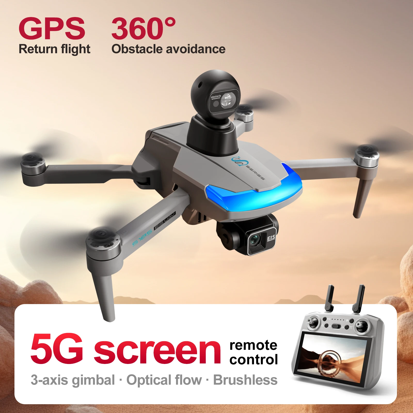 S185 Professional Drone 2.7K H - Drone Gps Mount บทวิจารณ์และราคา