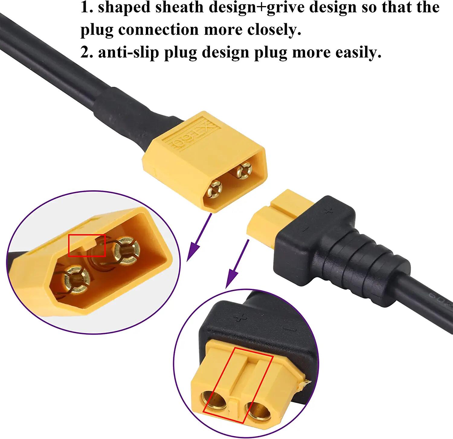 สายอะแดปเตอร์ XT60 XT60ตัวผู้เ - Drone Compass บทวิจารณ์และราคา