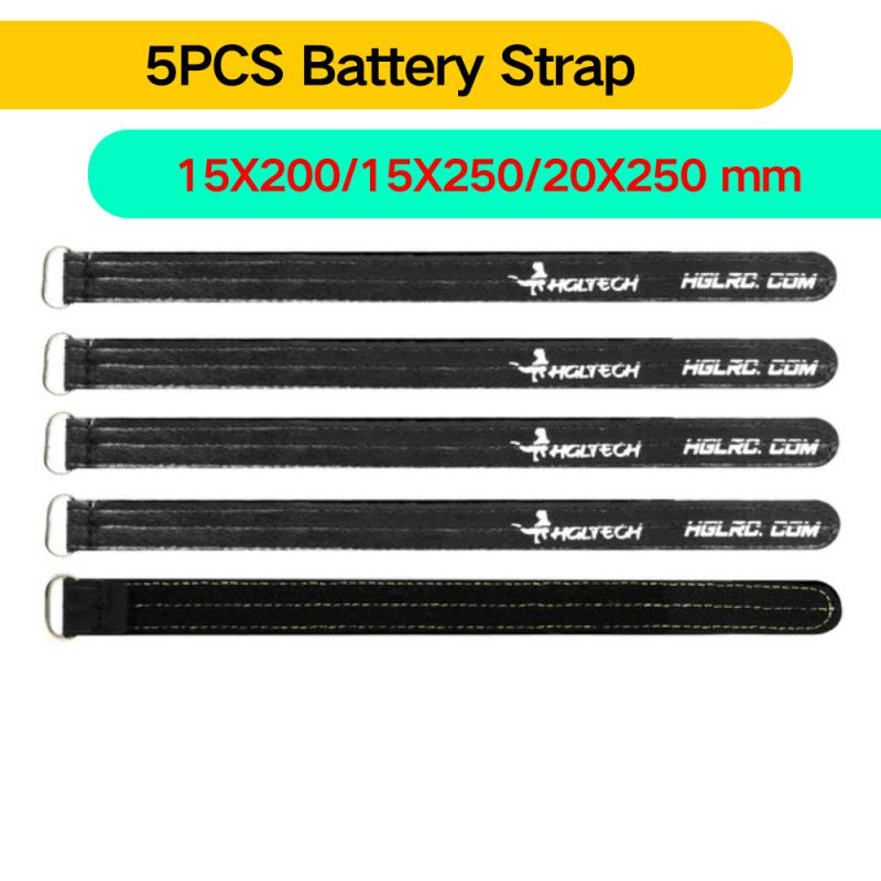 สายรัดแบตเตอรี่โลหะ HGLRC 5 ชิ - Drone Battery Strap บทวิจารณ์และราคา